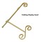 Gold Plate Stand, 6 Inch Decorative Plate Holder for Displaying Platters, Heavy-Duty Metal Easel Stand for Picture, Photo Frame, Plates, Books and Round Objects